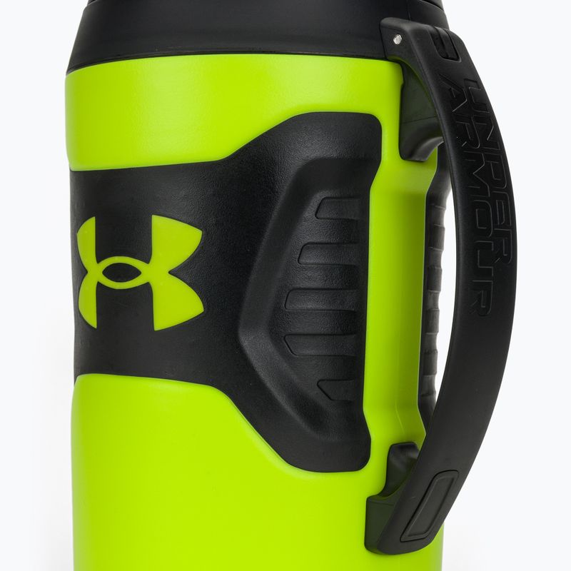 Water bottle Under Armour Playmarker 1900 ml yellow/black 4
