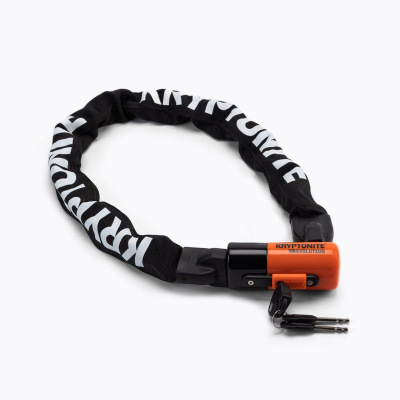 Kryptonite Evolution 1090 Integrated Chain bicycle lock black 1090