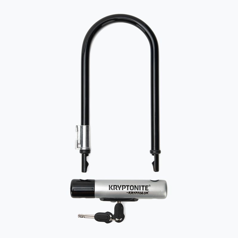 Kryptonite Kryptolok Standard U-Lock + Kryptoflex cable black/grey bicycle lock 2