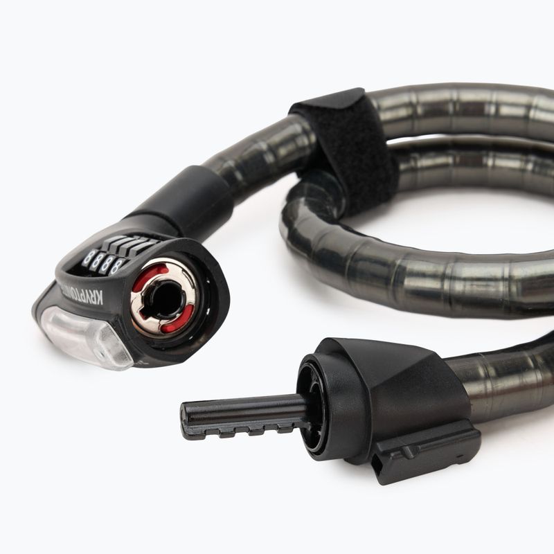 Kryptonite KryptoFlex 2080 Armored Combo Cable bicycle lock black 3