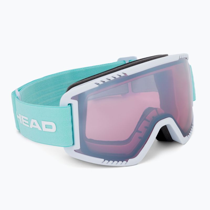 HEAD Contex silver/turquoise ski goggles 392821