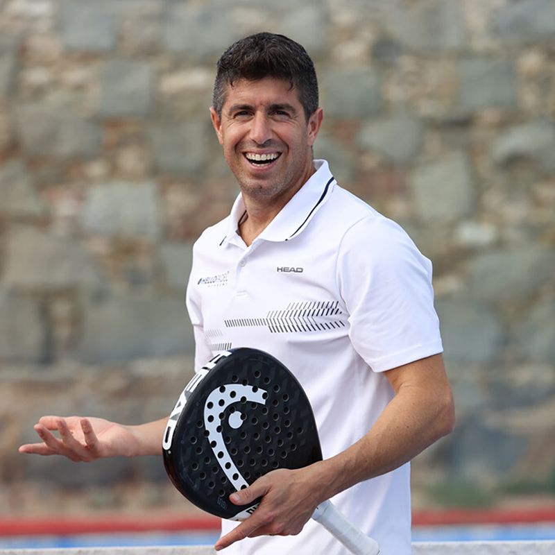 HEAD Evo Sanyo paddle racket black and white 228291 7