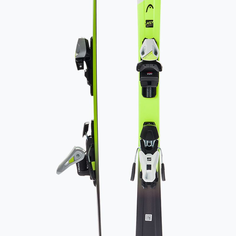 Children's downhill skis HEAD Supershape Team Easy Jrs + Jrs 7.5 white/black/yellow 314201/100862 5