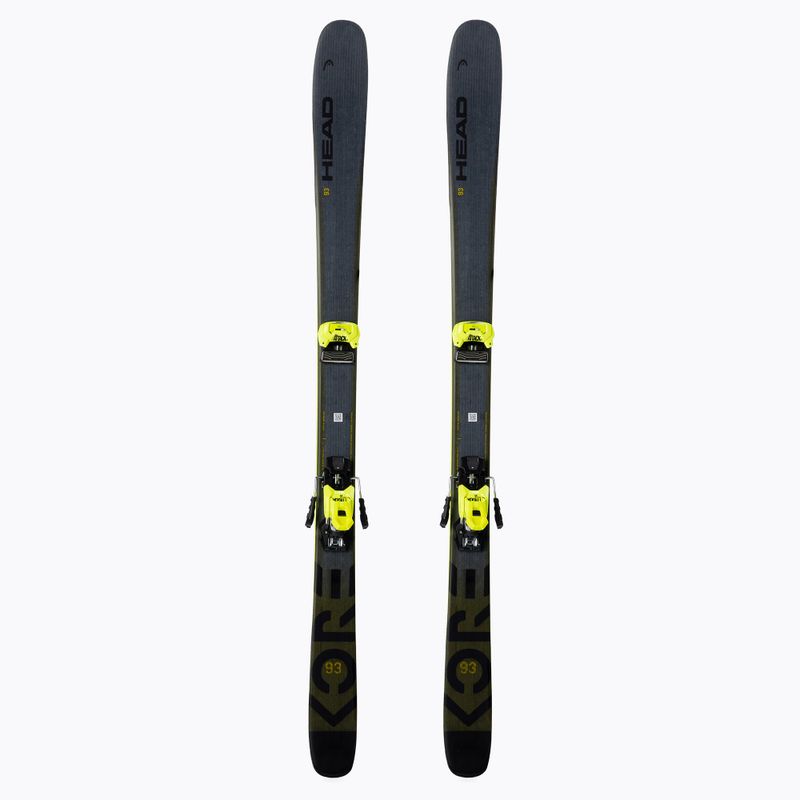 HEAD Kore 93 + Attack 14 black 315441/114425 downhill skis