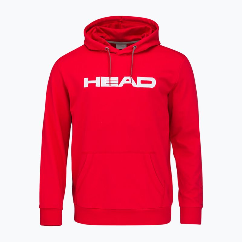 Men's tennis sweatshirt HEAD Club Byron Hoodie red