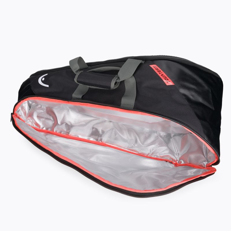 HEAD Tour Team 6R tennis bag 53.5 l black-orange 283482 8