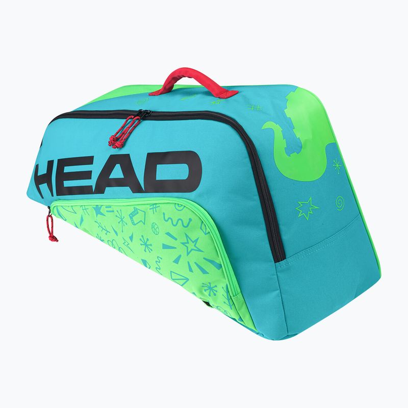 HEAD children's tennis bag Junior Combi Novak 35 l blue-green 283672 7