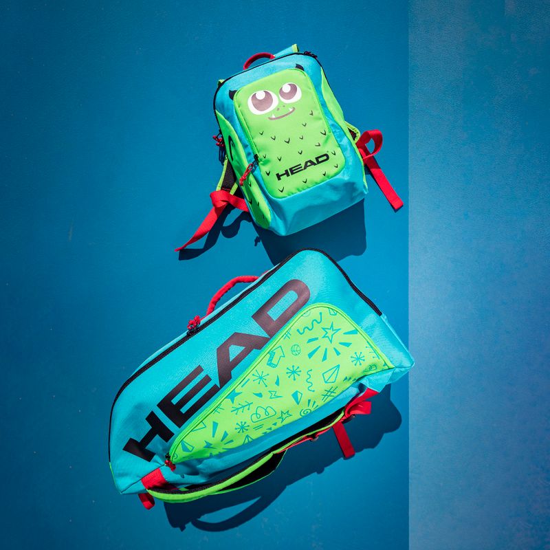 HEAD children's tennis bag Junior Combi Novak 35 l blue-green 283672 11