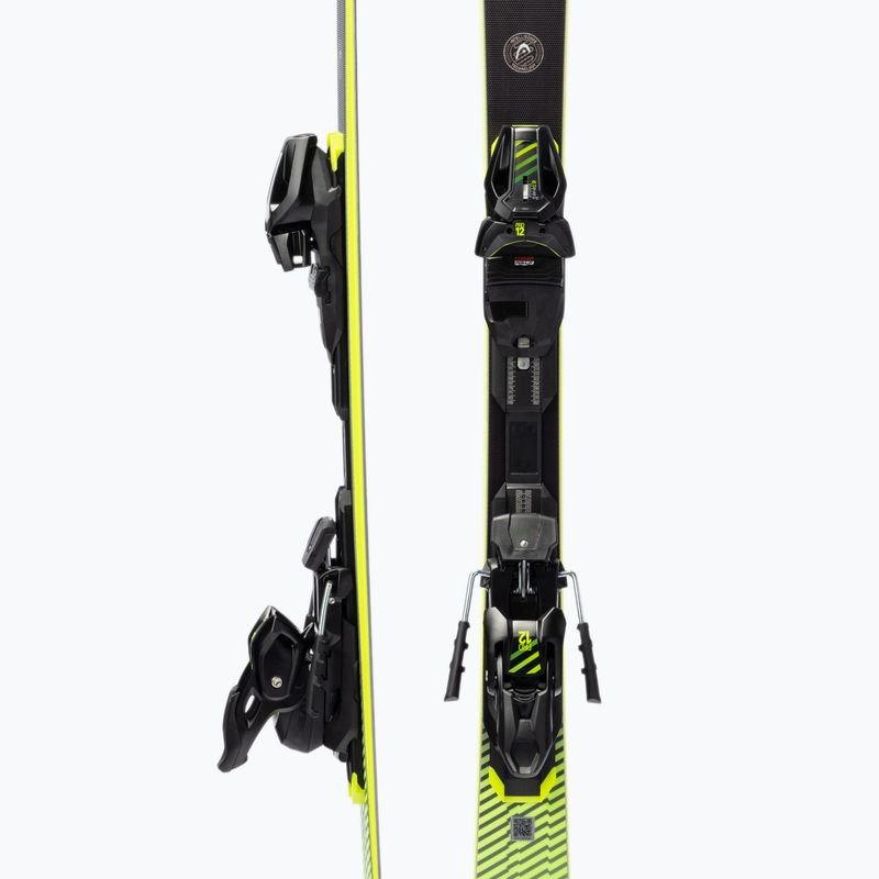 HEAD WC Rebels ISLR Sw Lyt-PR + PR 11 downhill skis black/white/yellow 313360/100789 5