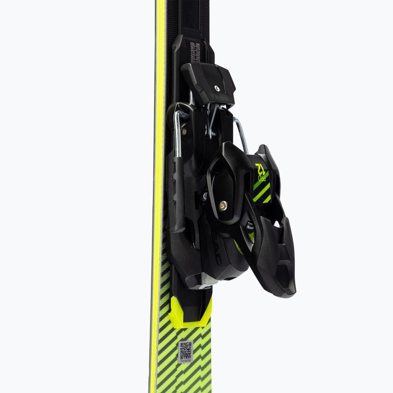 HEAD WC Rebels ISLR Sw Lyt-PR + PR 11 downhill skis black/white/yellow 313360/100789 7