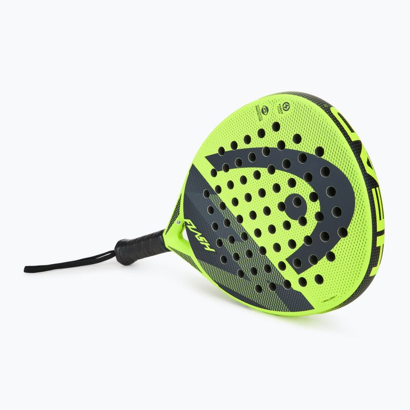 Head Flash 2024 yellow padel racket 2