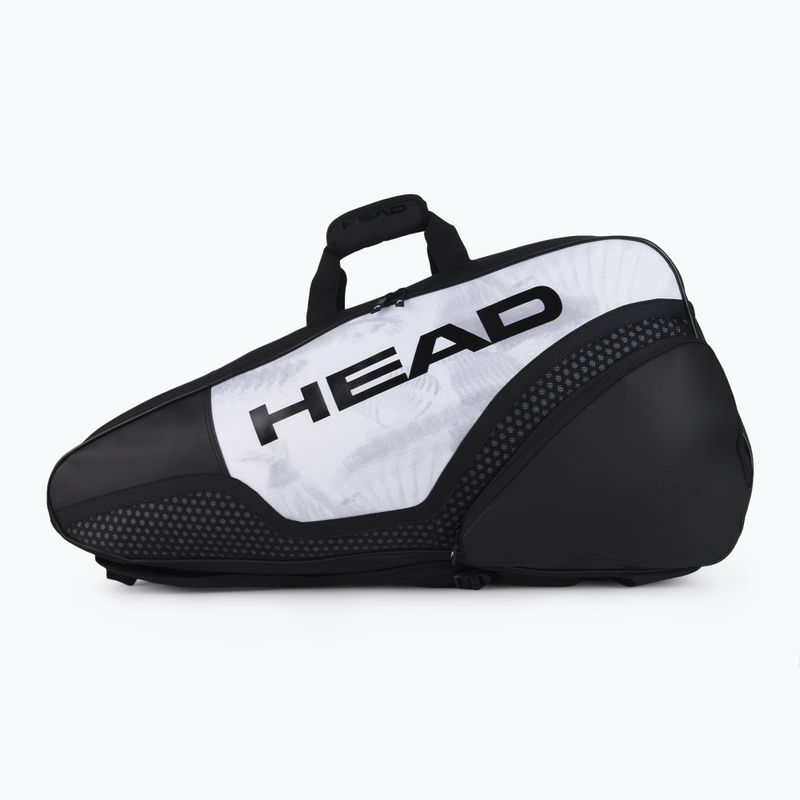HEAD Djokovic 6R Combi tennis bag 58 l white and black 283121 2
