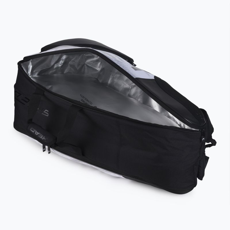 HEAD Djokovic 6R Combi tennis bag 58 l white and black 283121 5