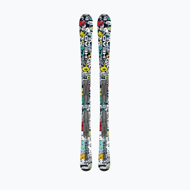 Kids’ downhill skis with bindings HEAD  Monster Easy JRS + Jrs 7.5 GW CA white/black 2