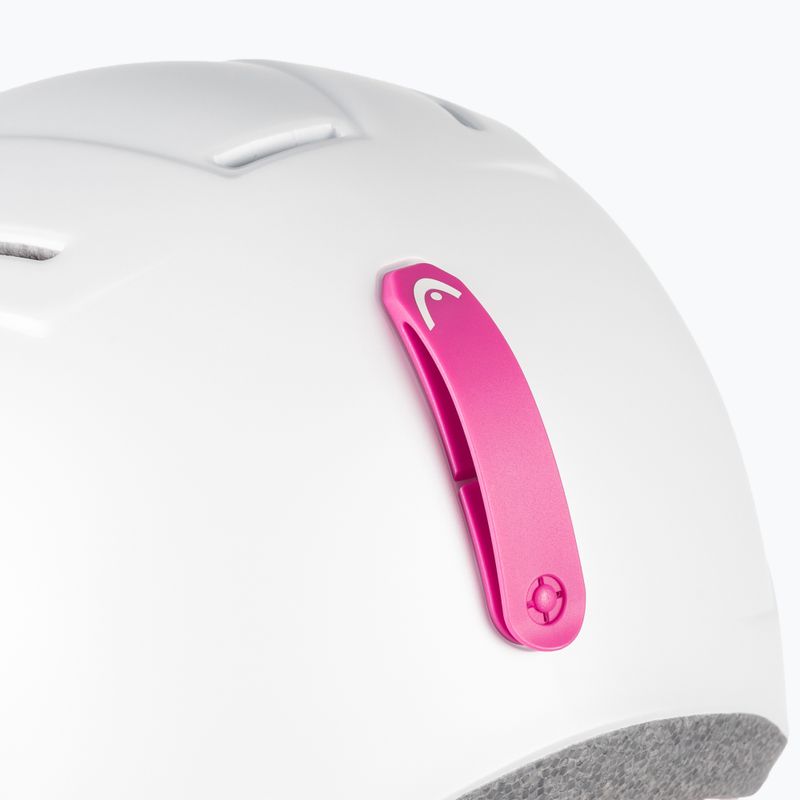 HEAD Maja 2022 children's ski helmet white 328722 7