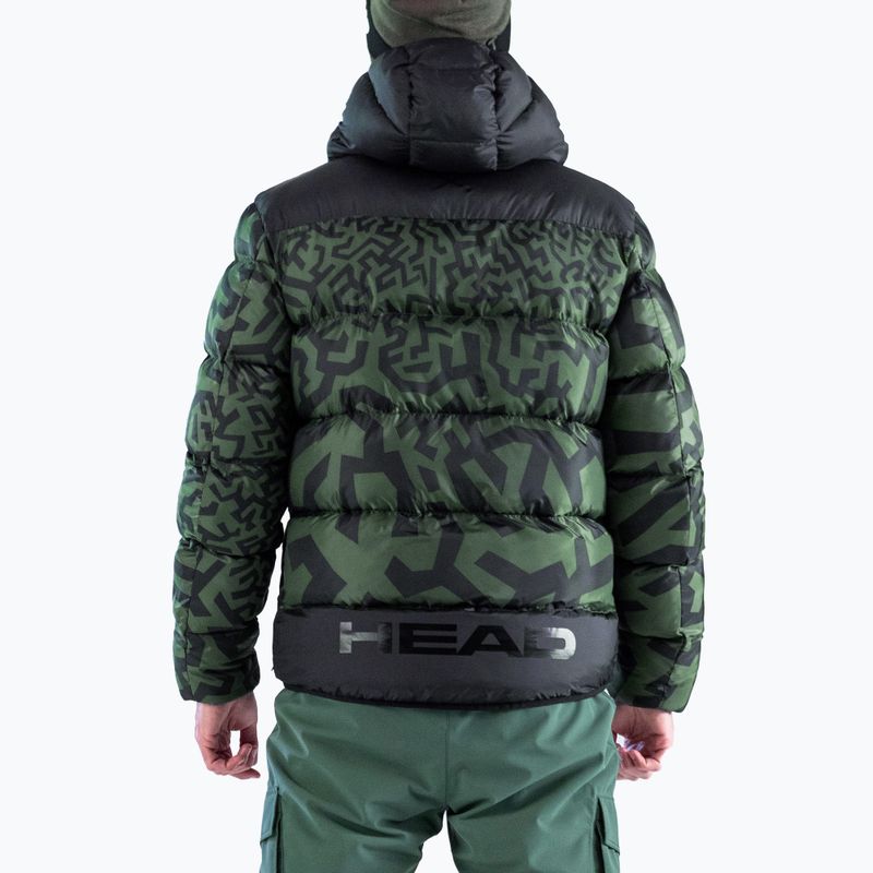 HEAD Rebels Star men's down jacket green 821162 3