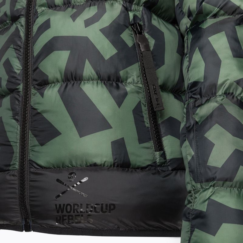 HEAD Rebels Star men's down jacket green 821162 8