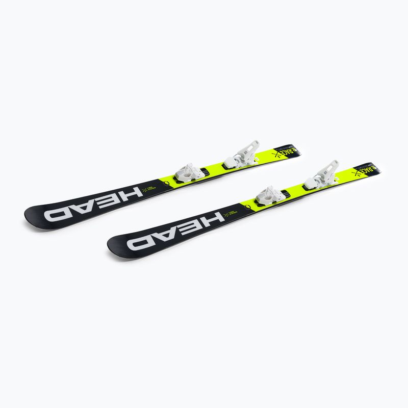 Children's downhill skis HEAD WC e.Race Team SW Jrs + Jrs 7.5 yellow 314142/100862 5
