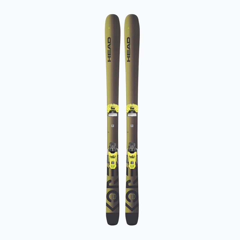HEAD Kore 93 + Attack 14 yellow 315442/114425 downhill skis 10