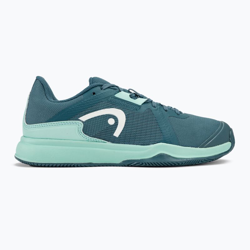 Women's tennis shoes HEAD Sprint Team 3.5 Clay bluestone/teal 2