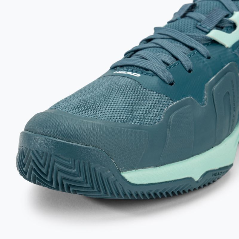 Women's tennis shoes HEAD Sprint Team 3.5 Clay bluestone/teal 7