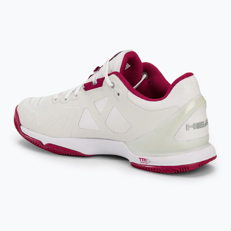 Women's tennis shoes HEAD Sprint Evo 3.0 Clay white/berry 3