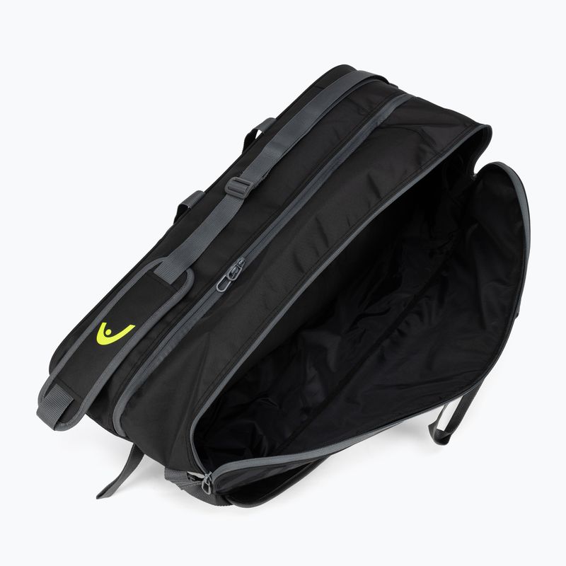 HEAD Base M tennis bag black/yellow 261413 6
