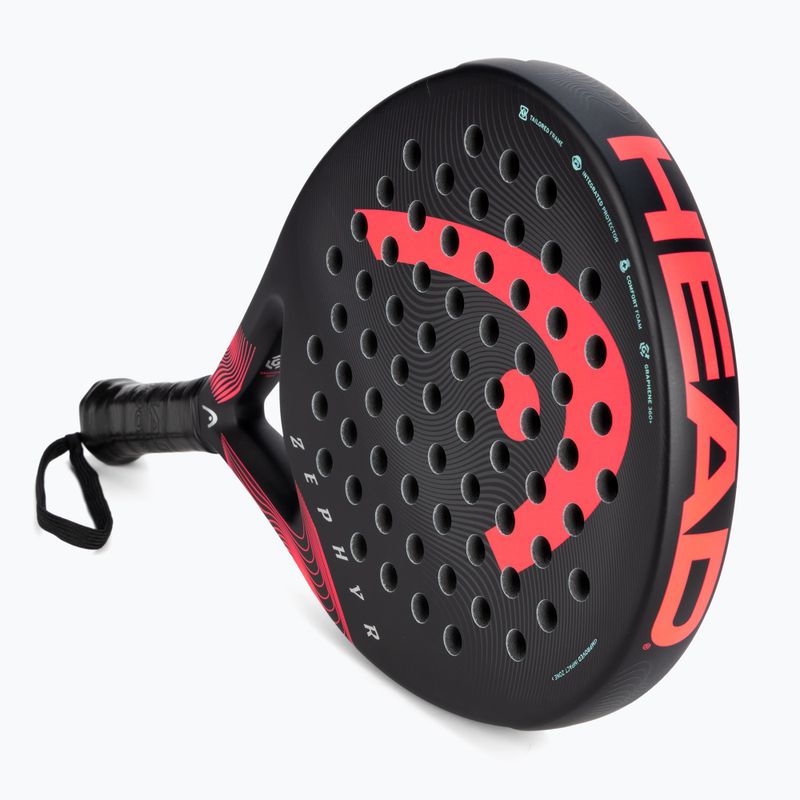 HEAD Zephyr 2023 paddle racket black/pink 225033 2