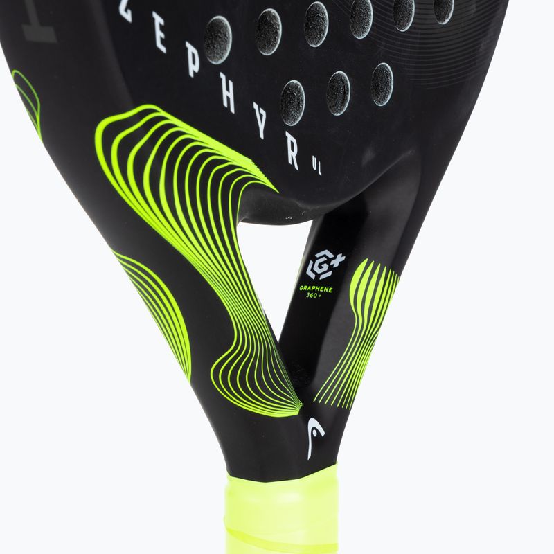 HEAD Zephyr UL 2023 paddle racket black and yellow 225053 4