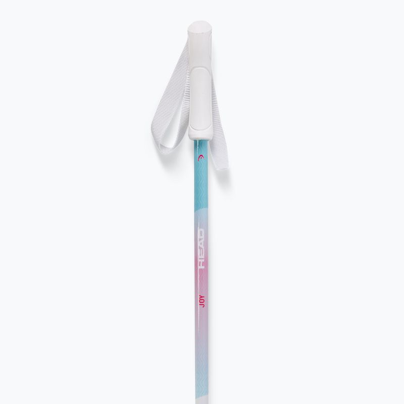 HEAD Joy Girl children's ski poles blue/white 2
