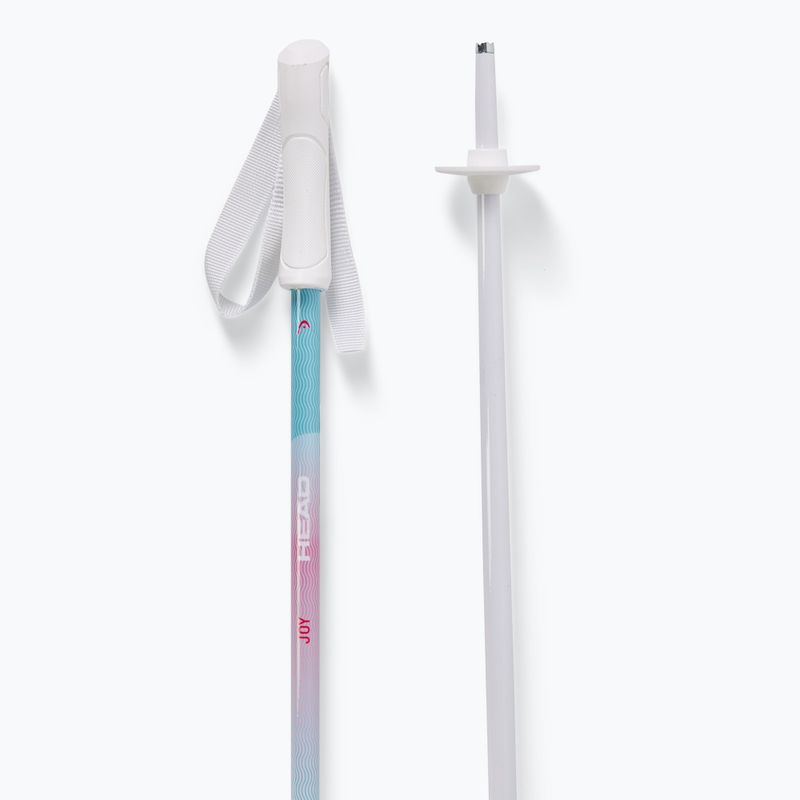HEAD Joy Girl children's ski poles blue/white 3