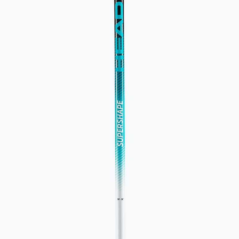 HEAD Supershape Team children's ski poles white/black/speed blue 3