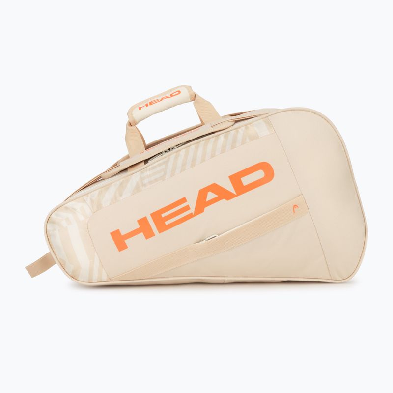 Padel bag HEAD Base Padel Bag M Chamomle/Corduroy White 3