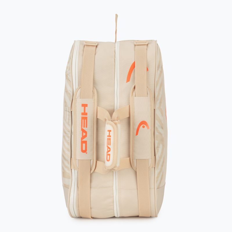Padel bag HEAD Base Padel Bag M Chamomle/Corduroy White 4