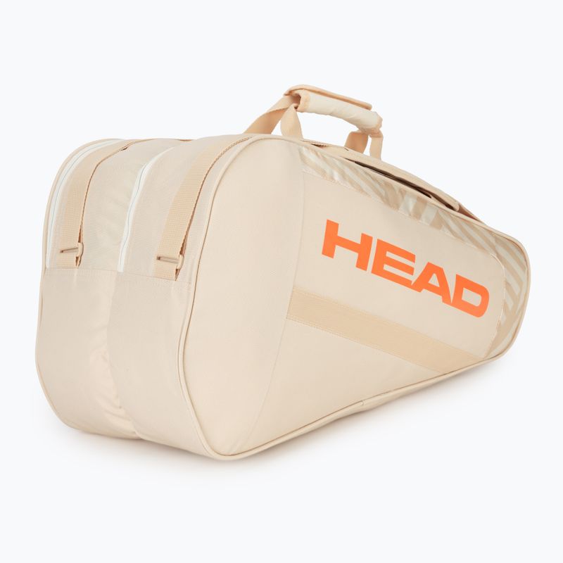 Padel bag HEAD Base Padel Bag M Chamomle/Corduroy White 6
