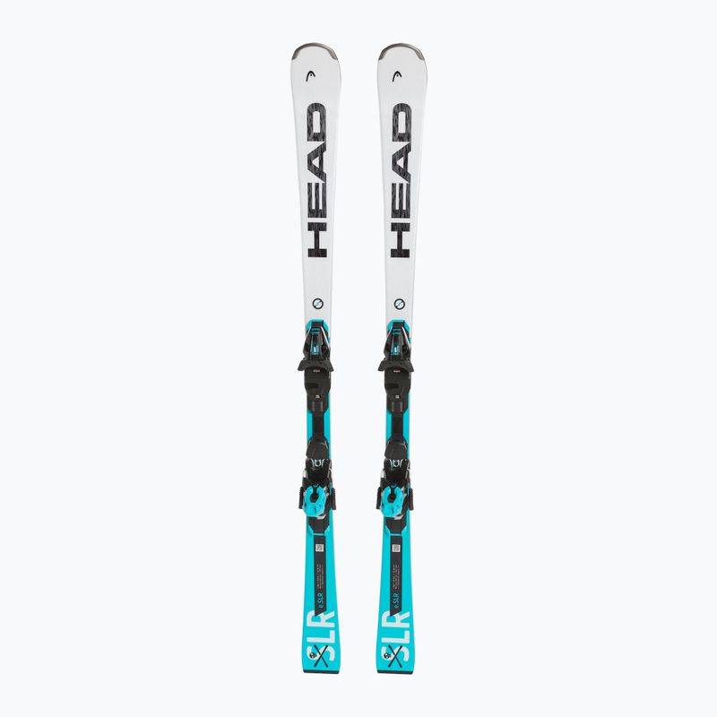 HEAD WC Rebels e.SLR SW LYT-PR + PR 11 white/blue downhill skis