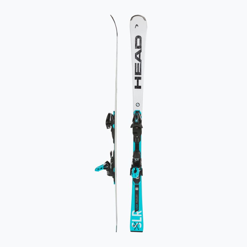HEAD WC Rebels e.SLR SW LYT-PR + PR 11 white/blue downhill skis 2