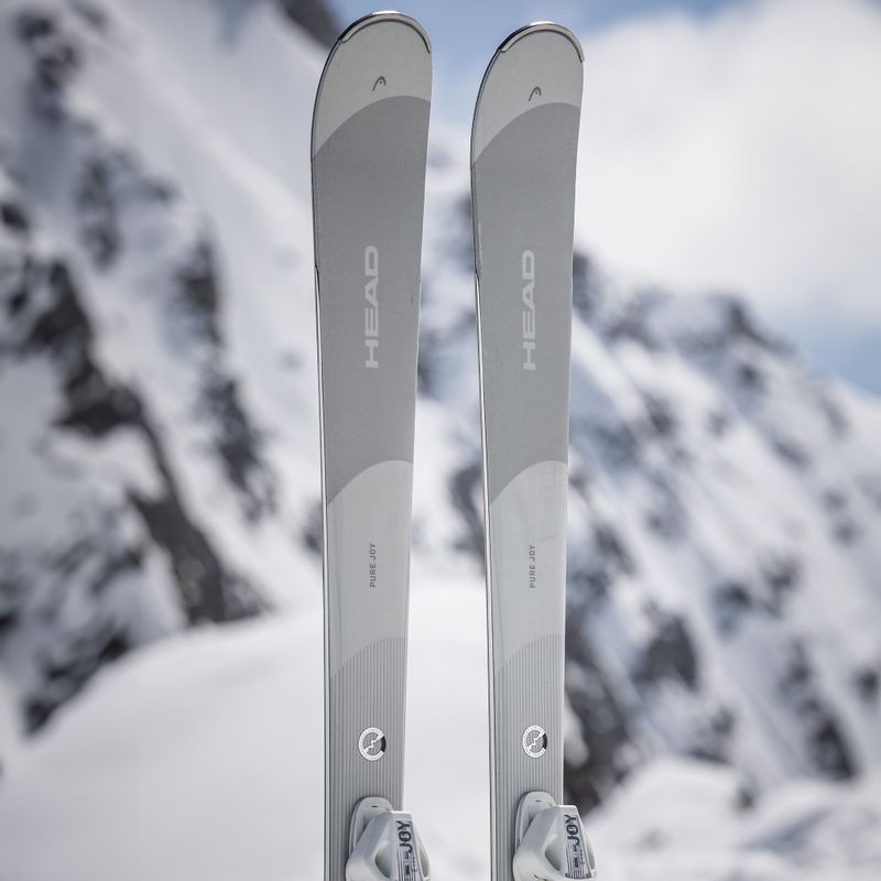 Women's Downhill Ski Head e.pure Joy SLR Joy Pro + Joy 9 silver/grey 7