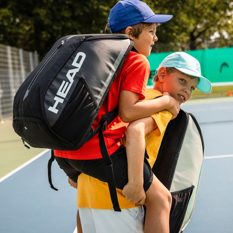 HEAD Tennis Tour Backpack black/white 4