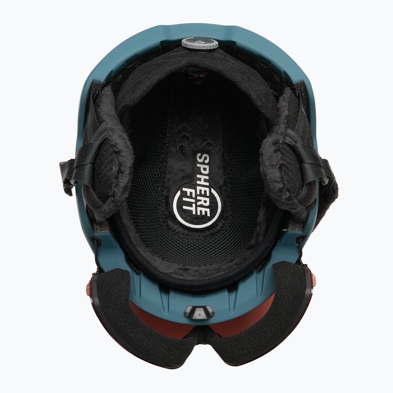 Ski helmet HEAD Radar night petrol/silver red 5