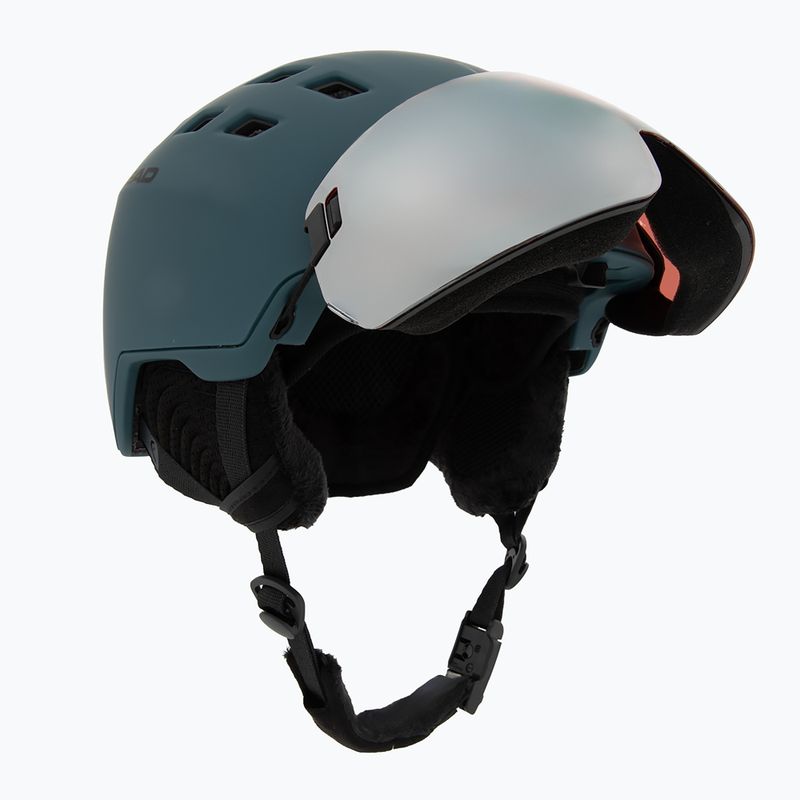 Ski helmet HEAD Radar night petrol/silver red 9