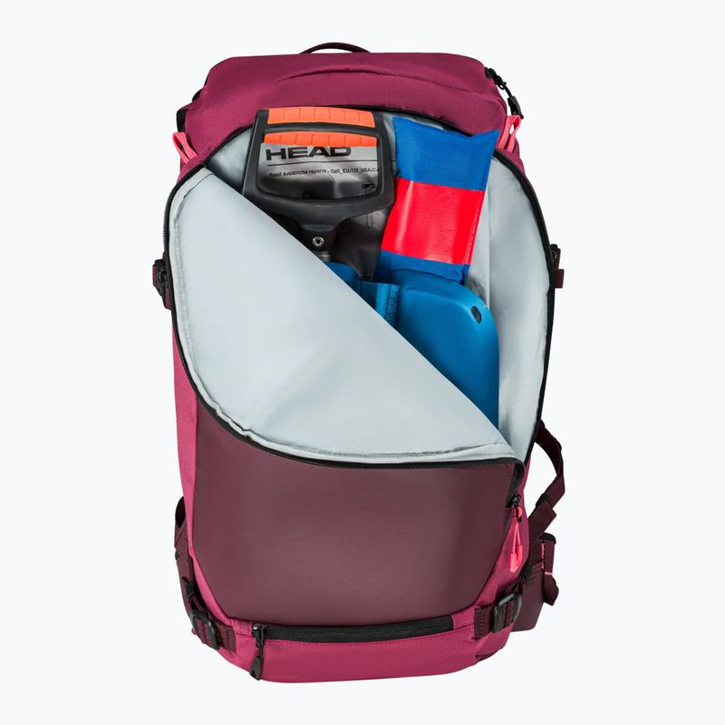 Ski backpack HEAD Women's Boot Backpack 25 l plum 4
