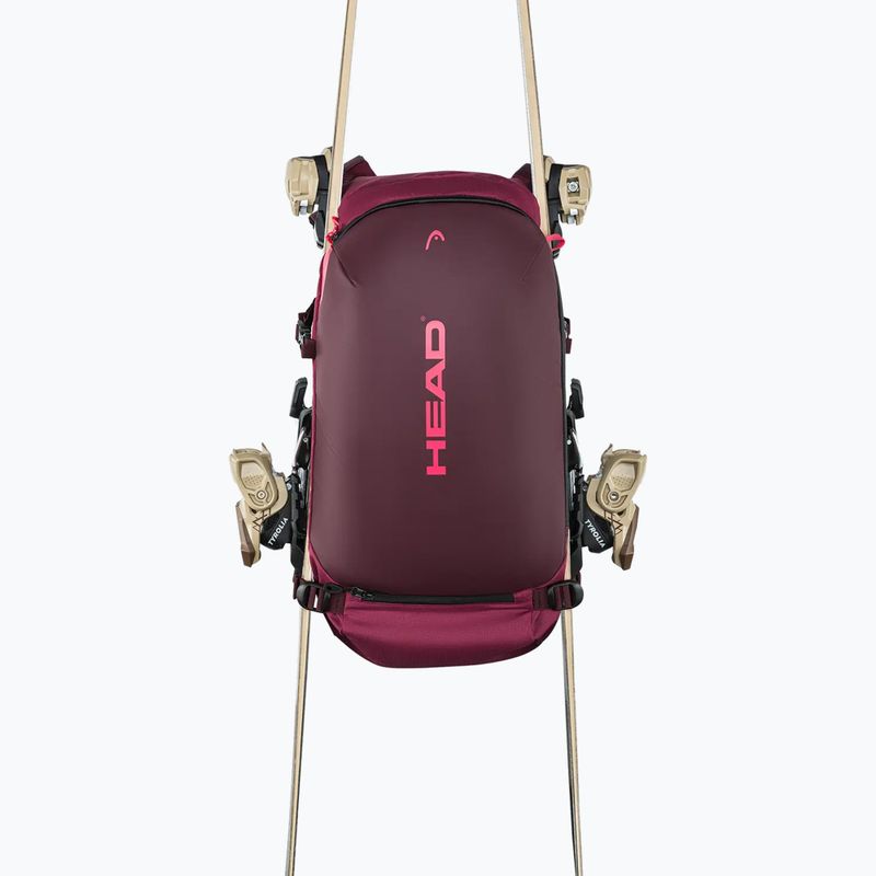 Ski backpack HEAD Women's Boot Backpack 25 l plum 5