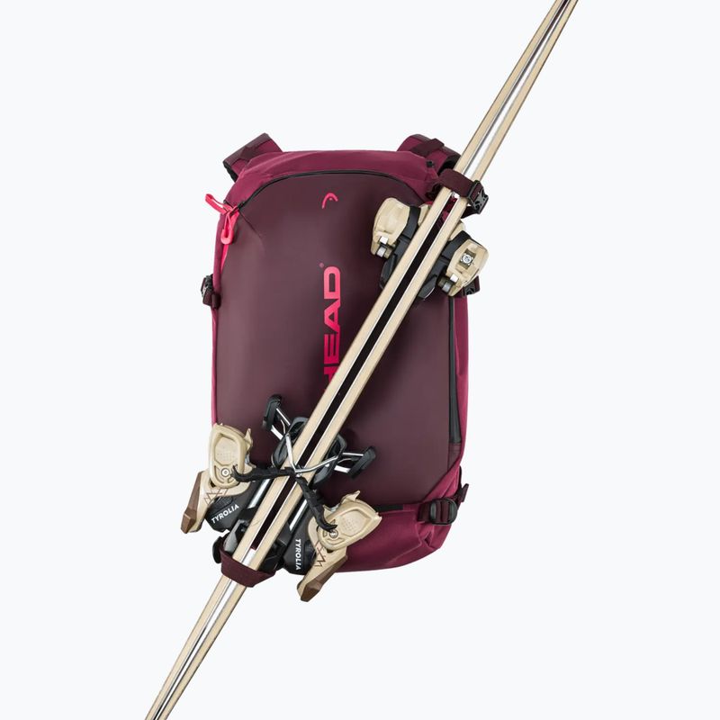 Ski backpack HEAD Women's Boot Backpack 25 l plum 6