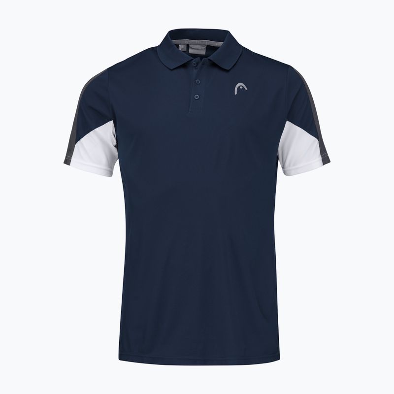 HEAD Club 22 Tech men's tennis polo shirt navy blue 811421 4