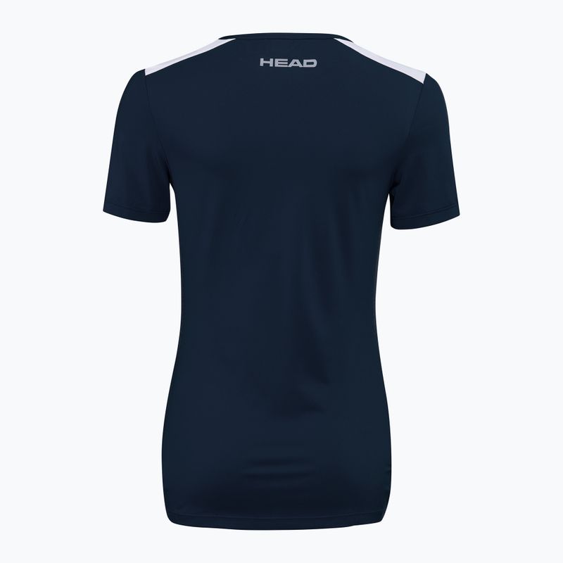 Women's tennis shirt HEAD Club 22 Tech navy blue 814431 2