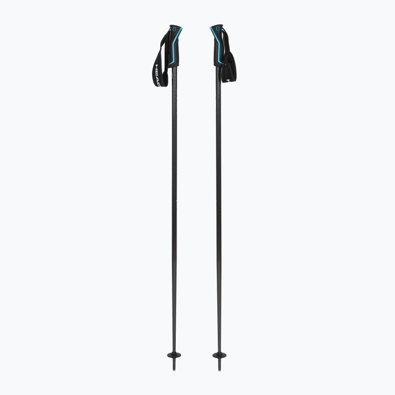 Ski poles HEAD Frontside carbon black/speed blue