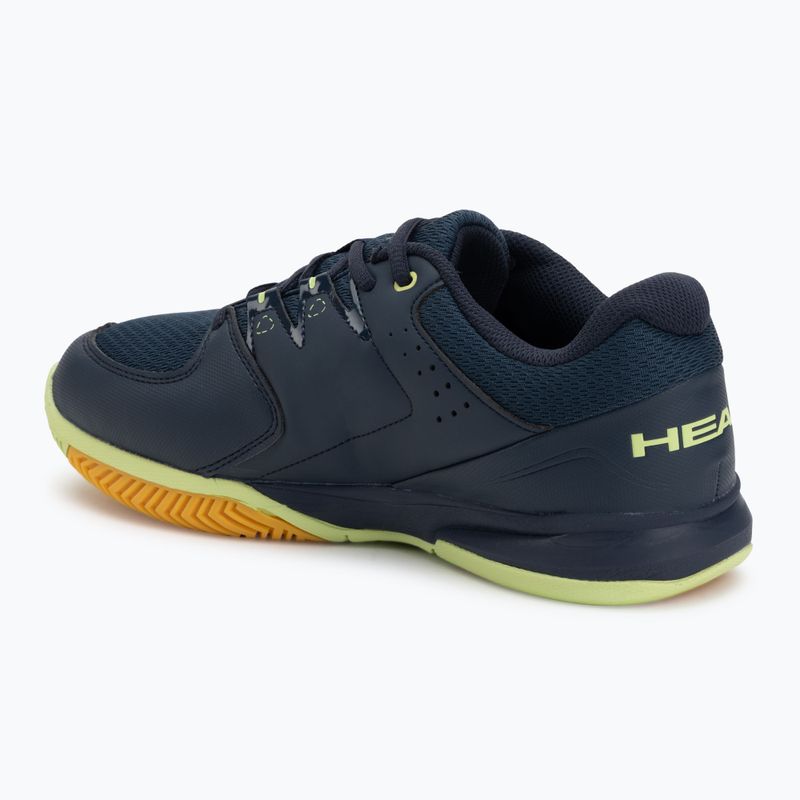 HEAD Grid 3.5 navy/lime squash shoes 3