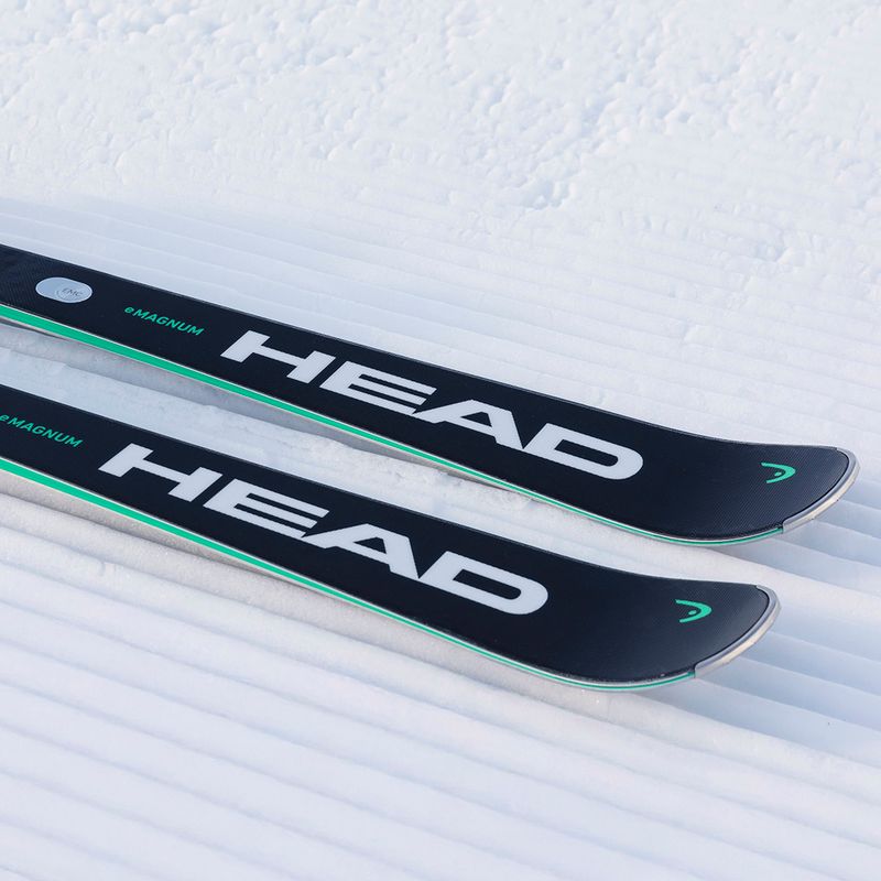 Alpine skis HEAD Supershape e-Magnum SW BB-PR + bindings PRD 12 GW black/green 11