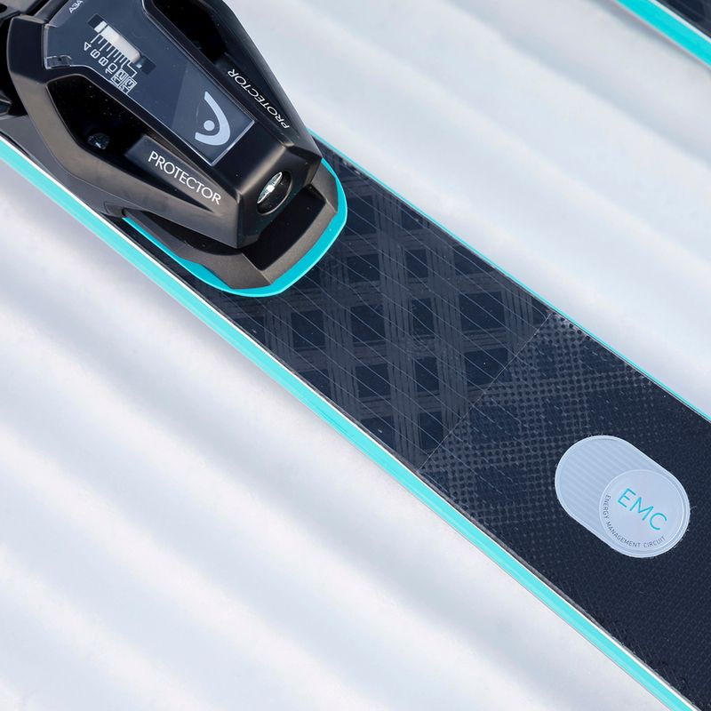 Alpine skis HEAD Supershape e-Speed SW BB-PR + bindings PRD 12 GW black/blue 15